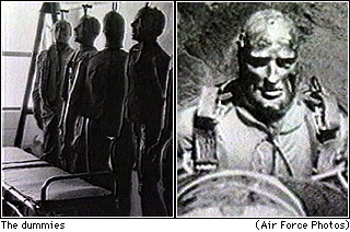 U.S. Air Force photos of anthropormorphic test dummies